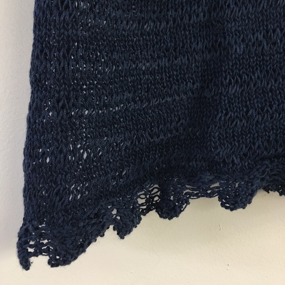 Aerie Knit Tank Top Navy Blue Size Small - Picture 3 of 4